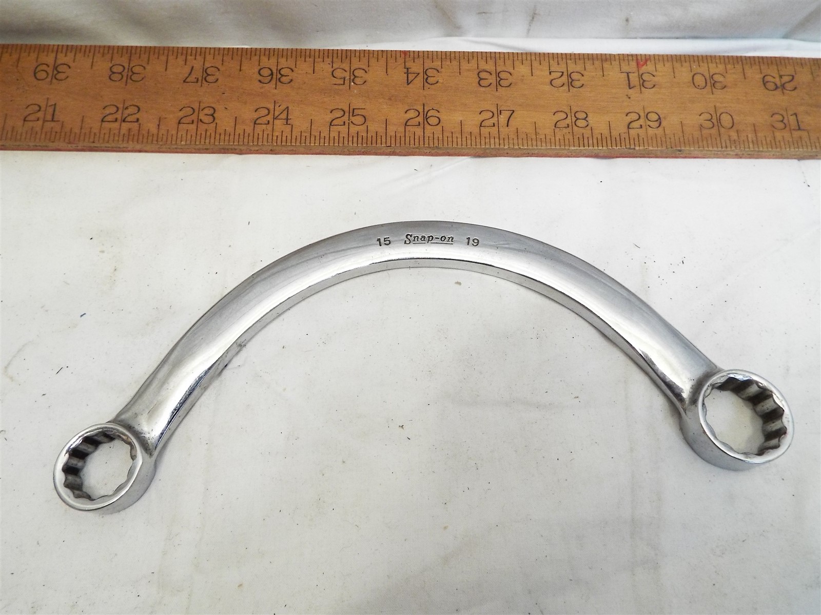 Snap-on スナップオン ハンドツール ハーフムーンレンチ 15×19mm 12角 旧ロゴ CXM1519 23239-001.jpg