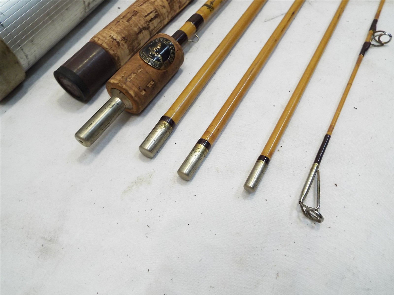Eagle Claw Trailmaster Portable Spin Fly Fishing Rod Pole Case 6'9